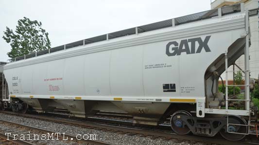 Car/wagon CGLX2353 left side / coté gauche